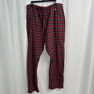 Polo Ralph Lauren Mens Flannel Tartan Plaid Pajama Bottoms 1XLT Comfort